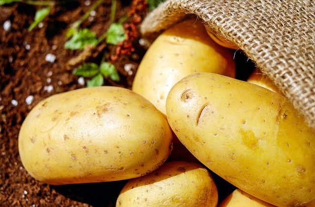 A picture of potatoes.